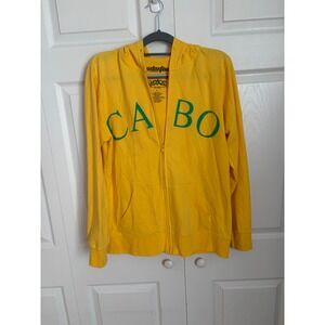 Pokemon WeLoveFine Pikachu Cabo San Lucas Zip Up Hoodie Yellow Mens Large 2012